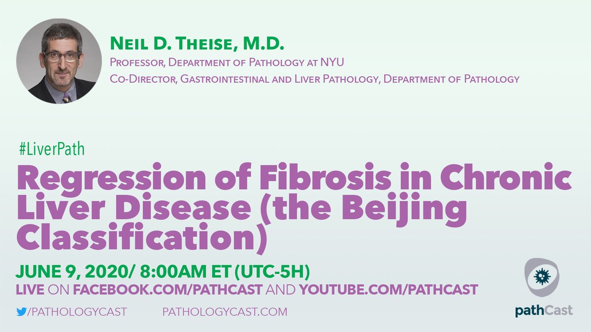 pathologyCast's tweet photo. A #TBT to the first #pathCast lecture: May 13, 2016 - Hepatic Steatosis Slide Seminar by Dr. @NeilTheise!
Almost four years later, we are delighted that Dr. @NeilTheise is back with 3 lectures, one of which is coming up later this month! #LIVERPATH #IVMPATH https://t.co/YAnFM982Aj