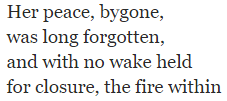 next up is 'arsonist's nightmare' by  @rydanmardsey! ooh i love the ENERGY in this! coiled tight and ready to snap--much like the situation itself! can't believe you've captured so much movement into so small and still a moment!! fav lines below!