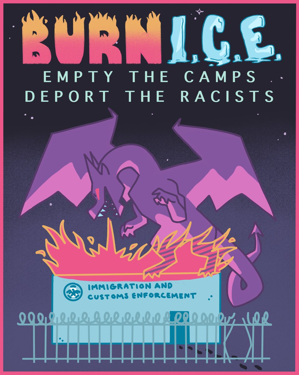 as ICE is still arresting ppl & throwing them in future #COVID19 outbreak death camps, here's a reminder that these posters by ya boi are here for pay what you want download: https://t.co/lpbzJaV3Mw ✊ all proceeds go to @NeverAgainActn fighting to #abolishICE & #FreeThemAll ! 