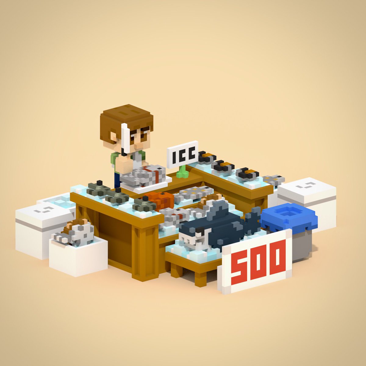 Sooo, it’s becoming really boring to stay at home all the time, that’s why I decided to visit some places by creating art 😅

#voxel #voxelart #magicavoxel #lowpoly #lowpolyart