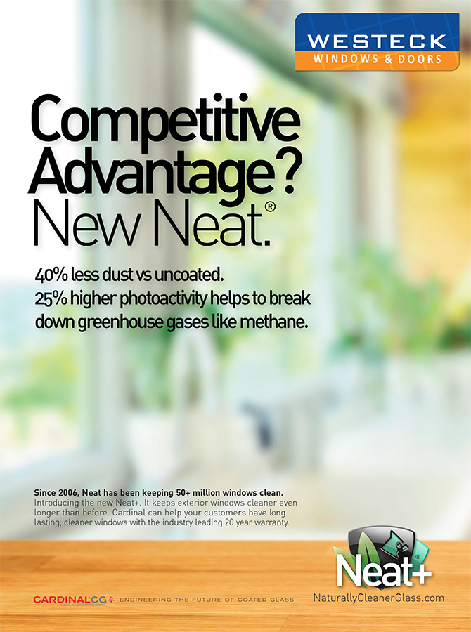 Westeck_Windows's tweet photo. Westeck introduces NEAT+, the next generation of glass coating technology that results in naturally cleaner glass.

It keeps exterior windows cleaner even longer than before.

For more information - 1-877-606-1166

#cleanerglass #B2B #windowcare #windowdesign #fenestration https://t.co/IHbjC8GUUt