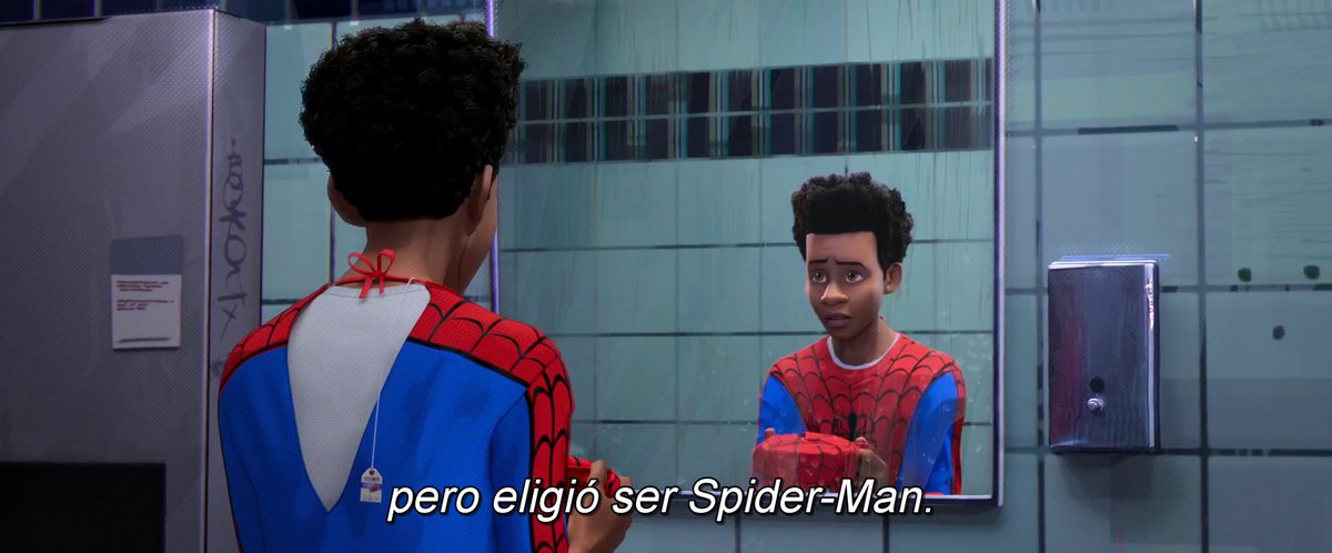 Esto que dice MJ es la columna vertebral de la película. Todos somos Spider-Man.