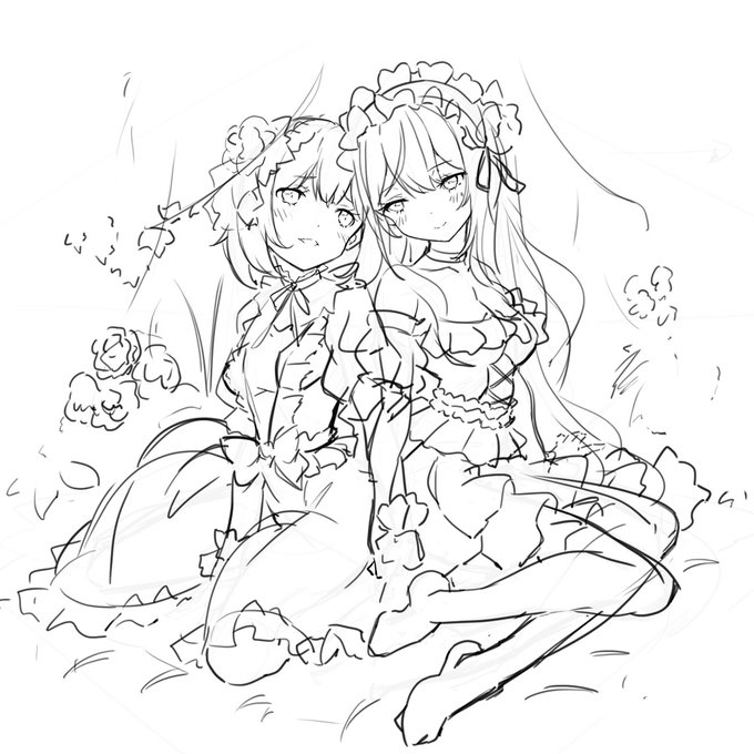 大々ラフ 百合案 