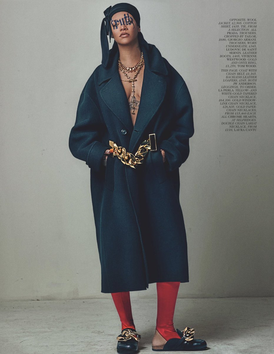 courtxcarson's tweet photo. Rihanna’s Full Looks For British Vogue 2020. . .I- https://t.co/H0Oc3WoKnB