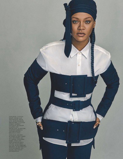 courtxcarson's tweet photo. Rihanna’s Full Looks For British Vogue 2020. . .I- https://t.co/H0Oc3WoKnB