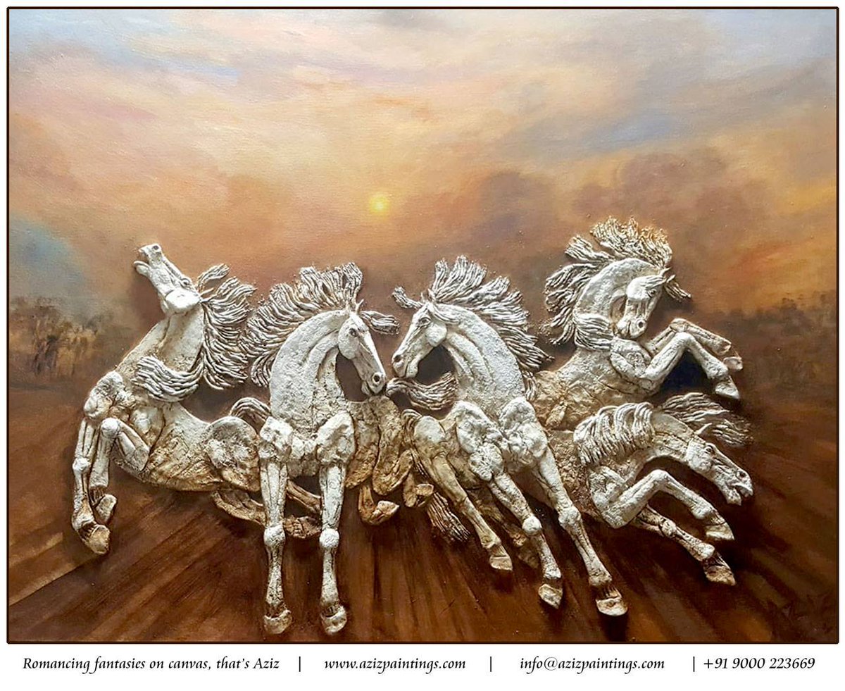 AzizPaintings's tweet photo. A #horse is the projection of peoples' #dreams about themselves.
#Strong, #Powerful, #Beautiful and it has the capability of giving us #escape from our #mundane existence.

#artwork #indiancontemporaryart #indiaartfair #fineart #horses #painting #artist #aziz #horses https://t.co/BdKM1wrWA8