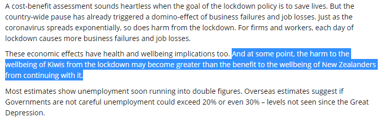 Lifting the lockdown in some regions and then maybe in all regions and clamping down on localities where there are clusters is THE DEFINITION OF routinely considering the benefits of lockdown versus the costs of lockdown that Partridge is worried about.