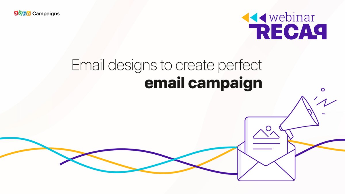 ZohoCampaigns's tweet image. When it comes to #emails, design is everything. If you want to know how to create a perfect email campaign, then check out this #WebinarRecap.

Check here: zoho.to/sm/email-design