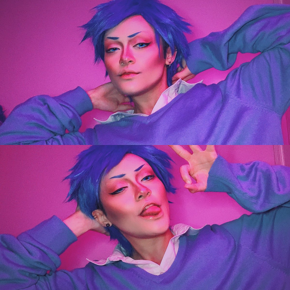 KingMalus's tweet photo. Tamura Yui #yaribu @yaribu_anime 💙 #yaoi #cosplay #yaoicosplay https://t.co/p8luvwKQQ9