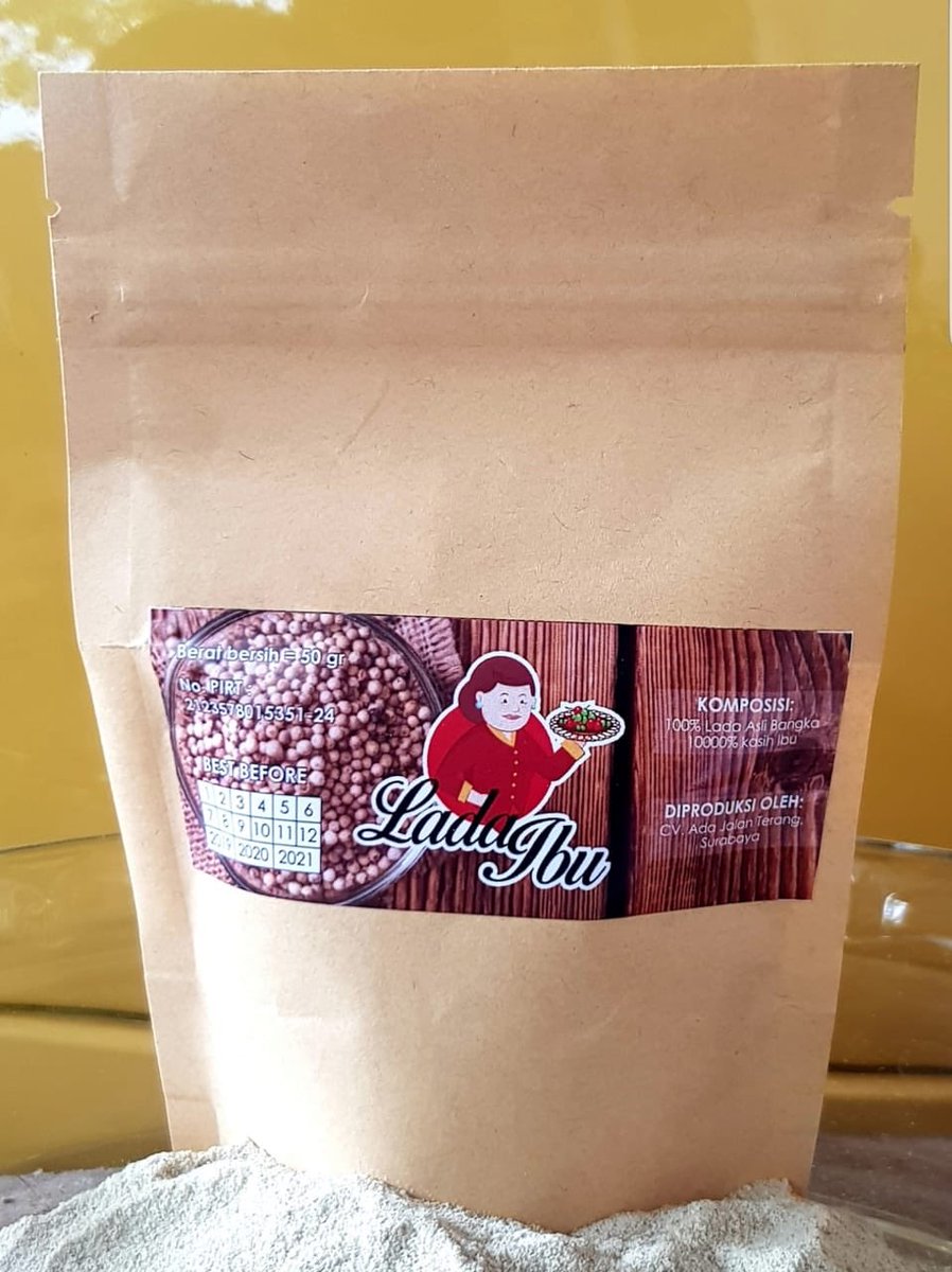 kasihdita's tweet photo. @kaesangp Nama Produk: Lada Ibu
Tersedia: Lada Putih Bubuk(asli 100% tanpa campuran) dan Lada Putih Butir

Lokasi Pengiriman: Belinyu, Bangka / Jakarta / Surabaya

Kami masih baru merintis pelan-pelan baru berjualan di orang-orang dekat dan order via WA😊
Whatsapp: 081330473326 https://t.co/Rdcf5MVriL