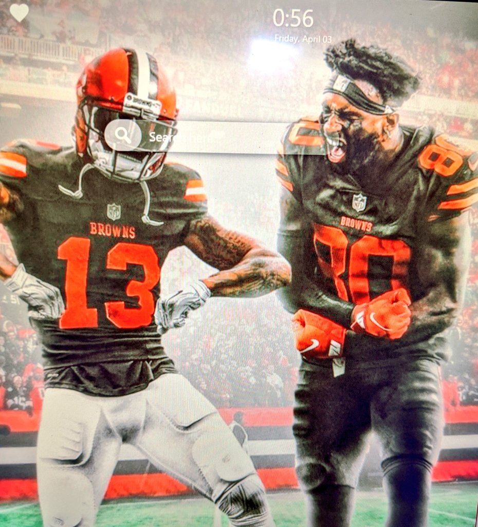 BrownzPowerRNGR's tweet photo. Awesome @googlechrome extension from https://t.co/wQfRLCY3mp featuring a new @Browns wallpaper with every new tab open!! Really loving the @obj & @God_Son80 pic that just came up!! #DawgCheck 🐶✅ #HereWeGeauxBrownies #Browns #FullbackSZN #ThisIsCLE
#MakeClevelandGreatAgain https://t.co/sCFsHqEnPJ