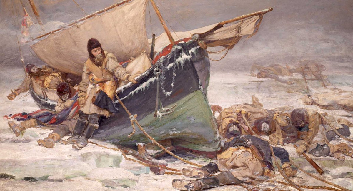Their ships had got lodged in the ice. They waited for summer to come and the ice thaw. It never came. They waited another summer. But the ice never melted. And the remaining crew died from disease and starvation.It was the worst disaster in British Naval Exploration.(7/9)