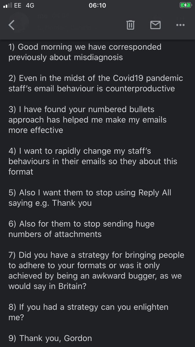 1)  #NHS Email traffic is undermining my ability to effect plans to prepare for  #Covid192)  #DonaldRedelmeier only answers numbered bullet emails3) I need his help @DrGrumble  https://www.dropbox.com/s/h700c0m8jfkdqgy/CheckingChanges.pdf?dl=0