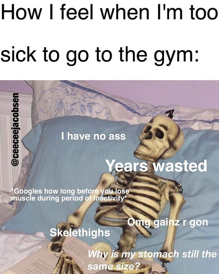 Corona virus☠ patients wishing they had gone to gym🙈. 
fatlossxpert.com
<a href="/fatlossxpert/">Lawrence Dora | Fitness Prof | Entrepreneur</a>
#stayhealthy