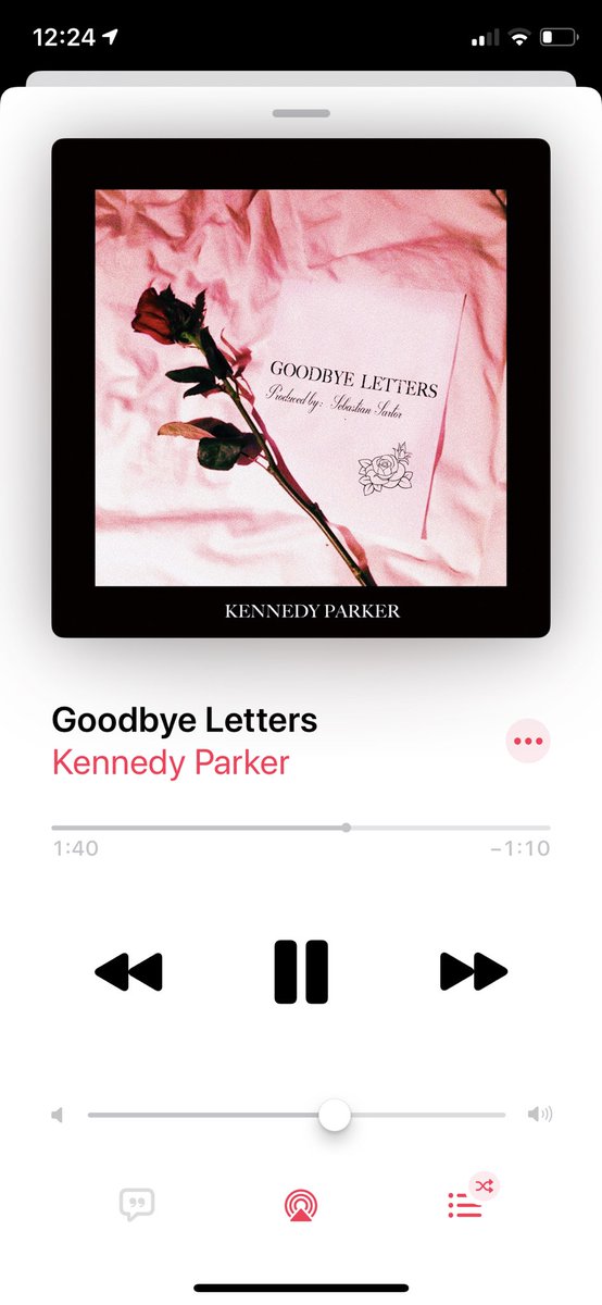 GOODBYE LETTERS IS OUT NOW ON ALL PLATFORMS !! hope you all enjoy &amp; sending love &amp; prayers to all during this time xo💘