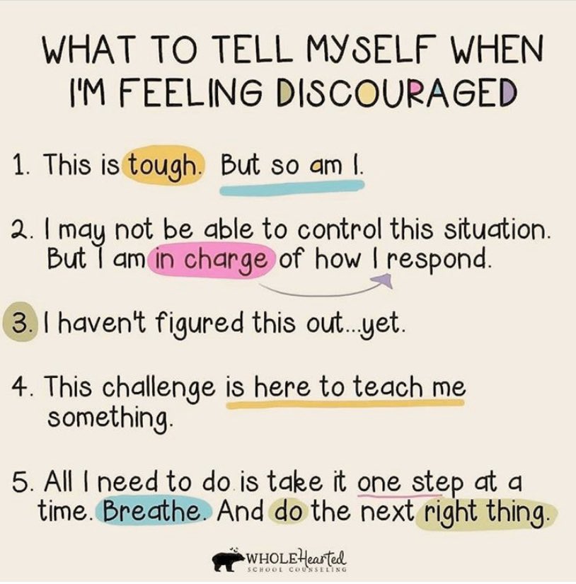 GuidanceEllison's tweet photo. Great reminder from WholeHearted School Counseling! @NISDEllison @NISDCounseling #growthmindset #positiveaffirmations https://t.co/uIF52OkHpo