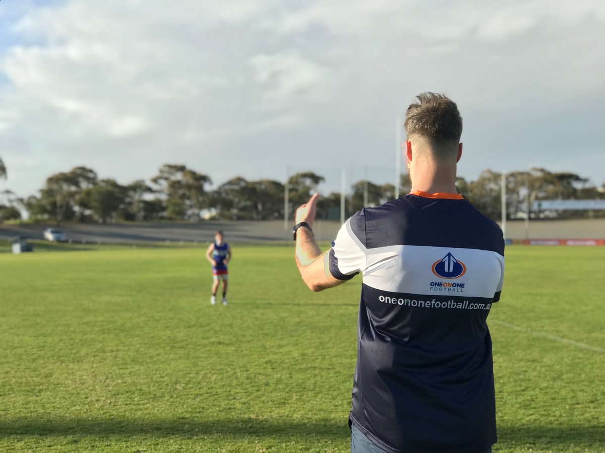 With the football season on hold &amp; the current rules around group training restricted. One on One Football = the perfect solution. It connects you with an accredited AFL coach in your area for individualised coaching. Note - +social distancing &amp; +hygiene oneononefootball.com.au