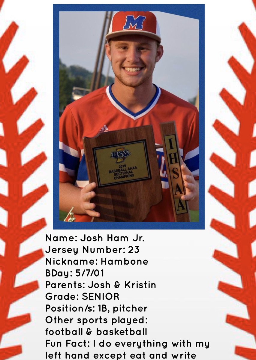 Meet the SENIORS! C/O 2020 <a href="/JoshHam33/">Josh Ham Jr.</a>