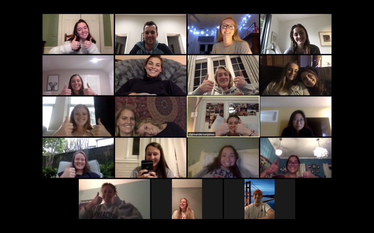 CornellBigRedFH's tweet photo. Team meeting... Main topic of conversation was something about Tigers on Netflix! #isolationissues https://t.co/4ZHKIQ1RU9