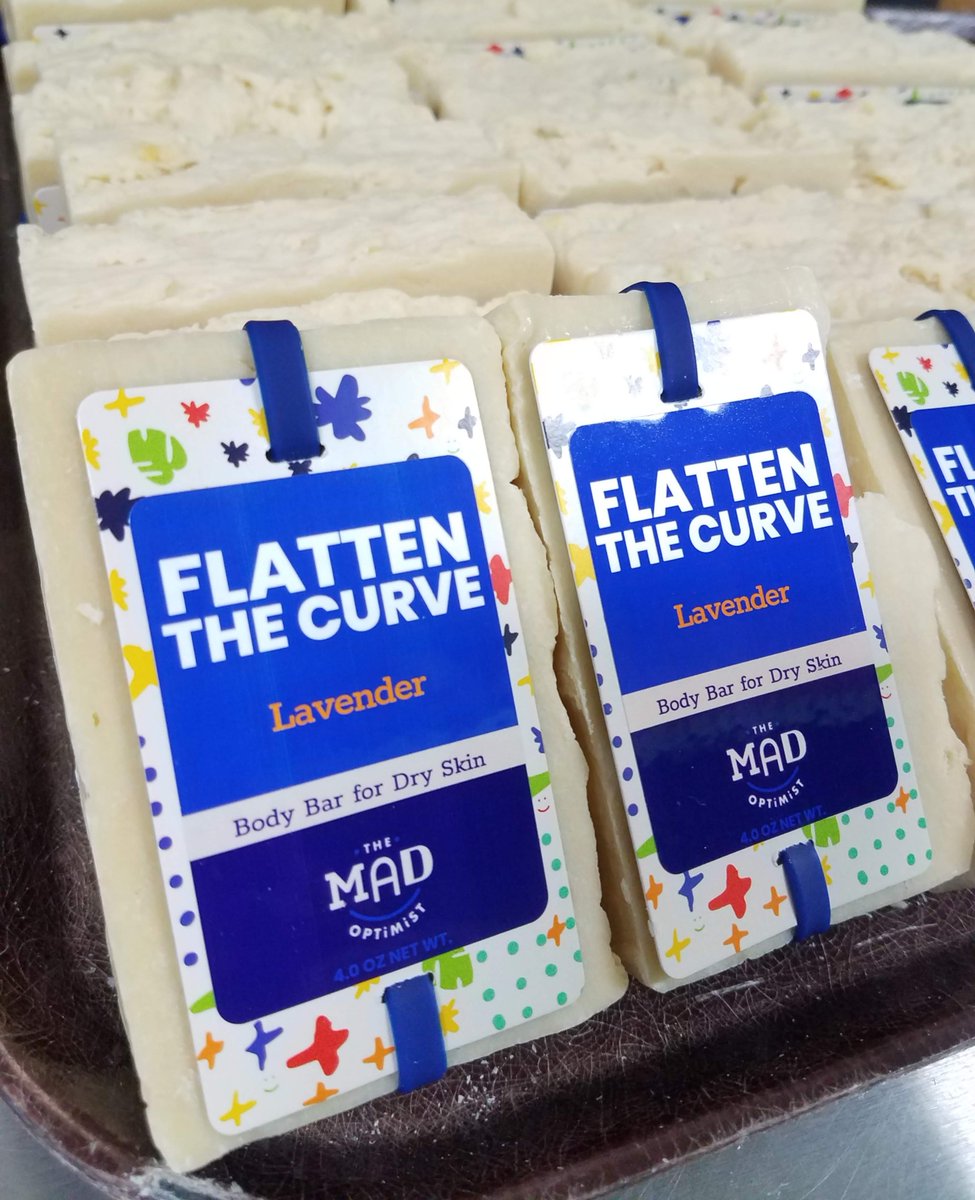 Since it's super important to wash hands often, we're helping you stock up with high-quality, all-natural bar soap by including a FREE 4oz. bar of soap with every TheMadOptimist.com online order! Stay clean, keep safe.