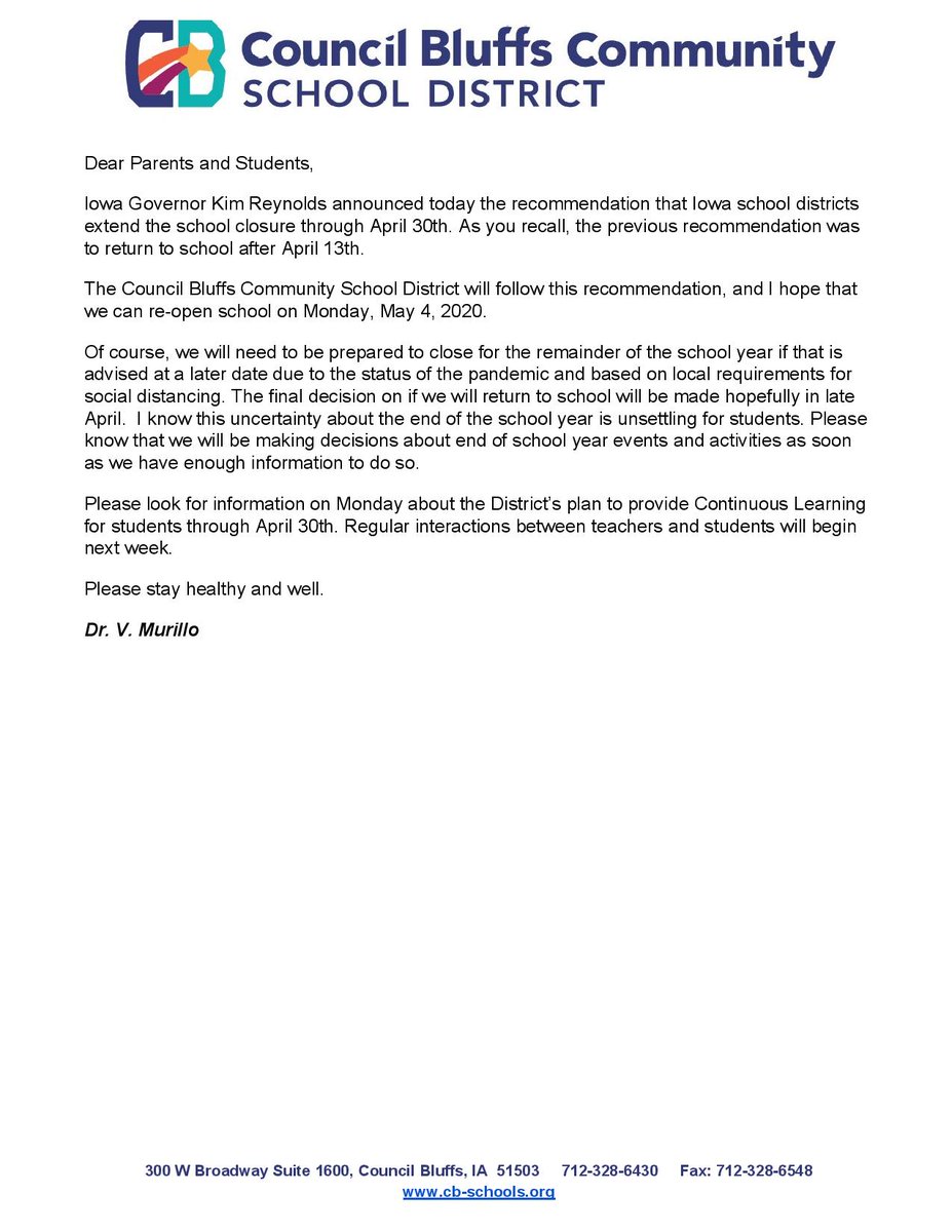 Council Bluffs Community Schools Health Info tweet media