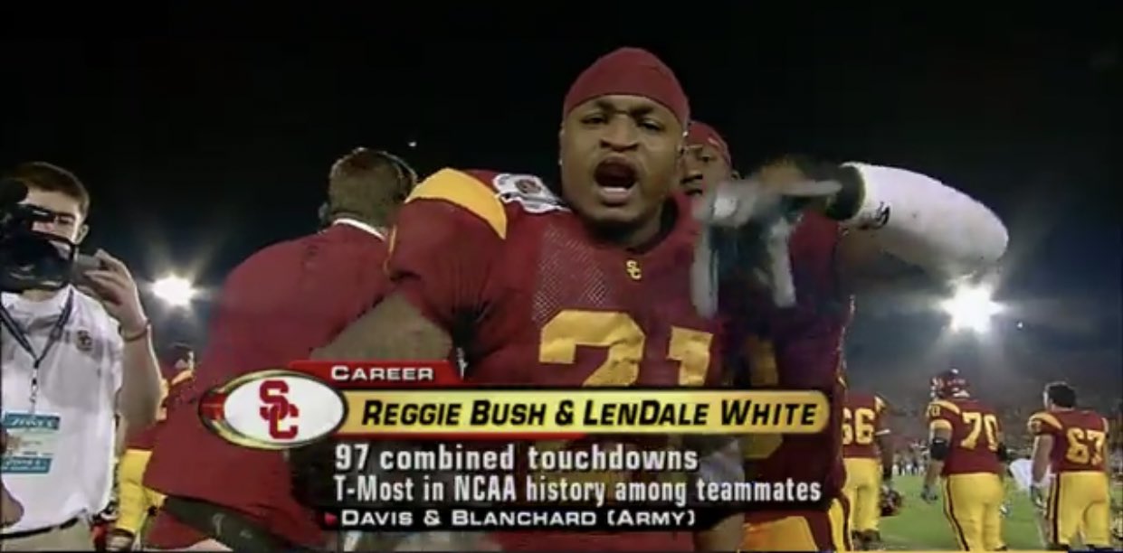 Arash Markazi On Twitter Reggie Bush And Lendale White In The Same Backfield Was Something Else