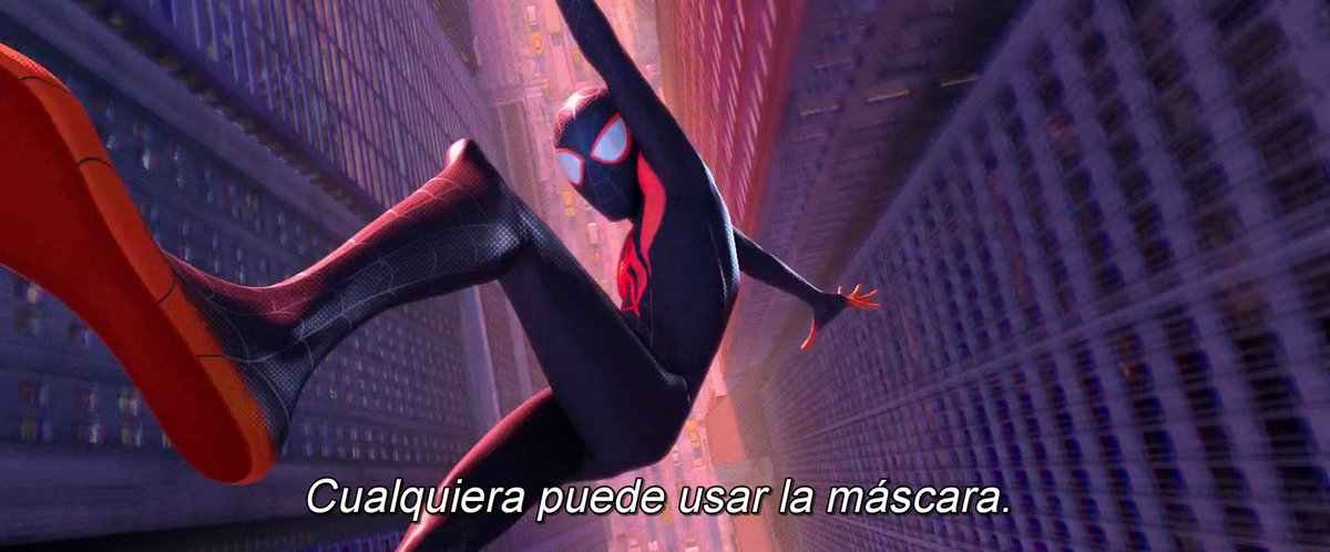 Miles resume el mensaje de la película.