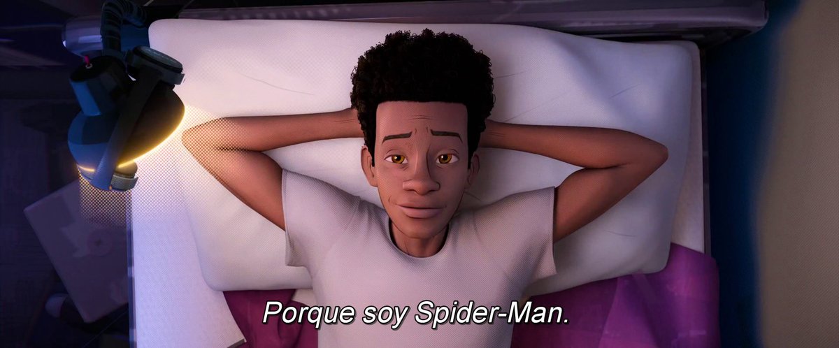 Miles resume el mensaje de la película.