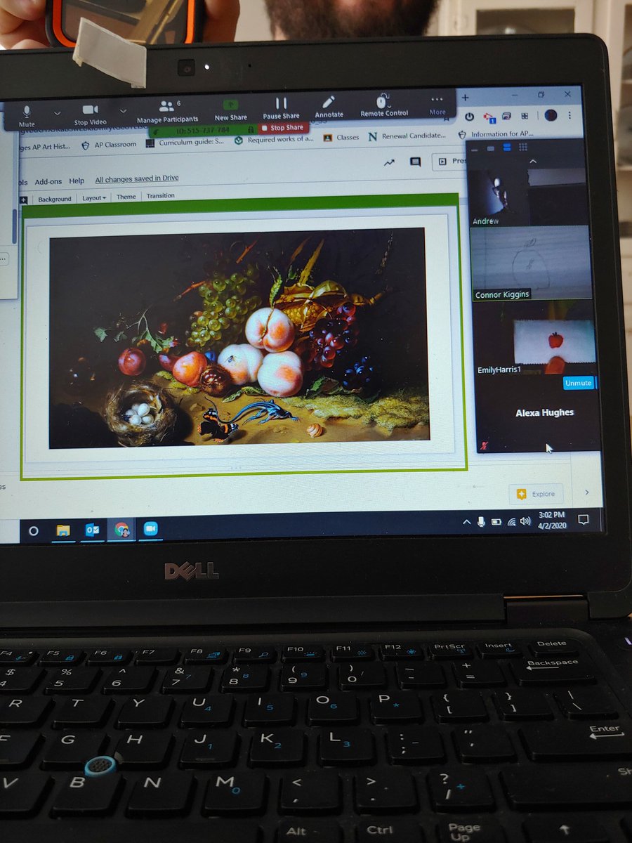 HeyItsHodges's tweet photo. My students and I had a 30-second apple drawing challenge at the end of our Zoom meet, at the suggestion of one of my intrepid young art historians. I miss them so much! #cfhselearning #cfpantherlife https://t.co/7mM9kHvUwA