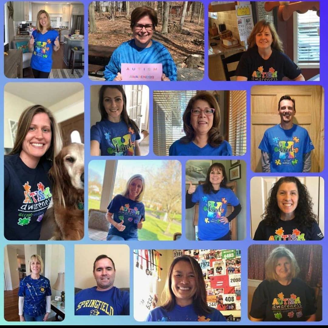 JCraigVaughn's tweet photo. Would've much rather spread kindness with these rockstars in person today, but I think we did ok virtually. #BeKind #AutismAcceptance #SpringfieldRocks https://t.co/nkLaHUz59L