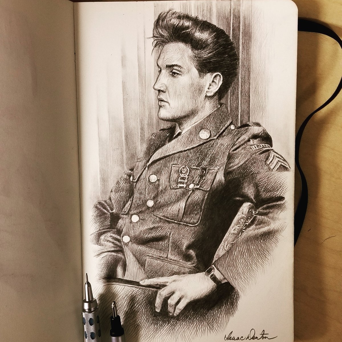 Isaac Denton On Twitter Elvis Presley In His Army Uniform 5 X 8 Pencil Drawing Elvis Drawing Artists Collection by pam montlack • last updated 5 weeks ago. isaac denton on twitter elvis presley