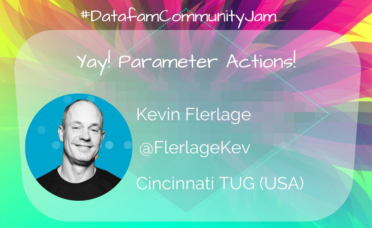 thefringefest's tweet image. Is everybody ready for tomorrows first #DatafamCommunityJam? We start off with @FlerlageKev who will teach us (nearly) everything there is to know about parameter actions in @tableau 

thefringefestival.rocks/blog/join-the-…