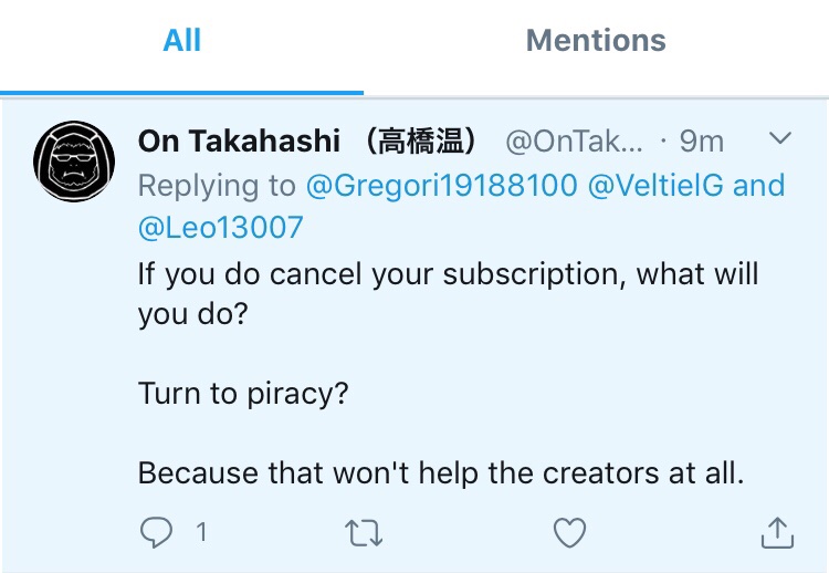 YoUr BoYcOtT WoN’t HeLp CrEaToRs https://archive.is/w3xZs >Sure some things are altered but it’s just localization>Yes, I’m aware some of them put their politics into it, but only a few shows have a political agenda shoved in!>What % has been “altered”? https://archive.is/KB88t 