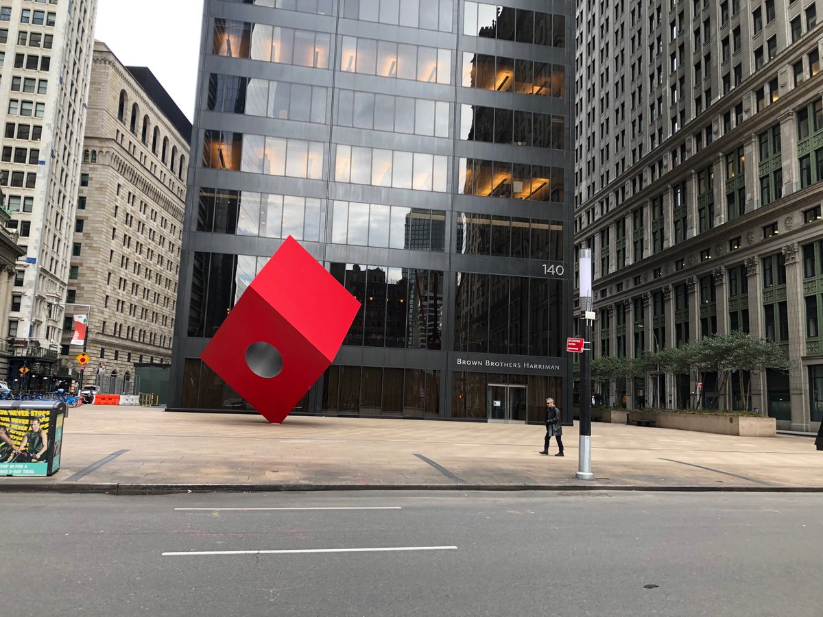 4. This red cube looked lonely