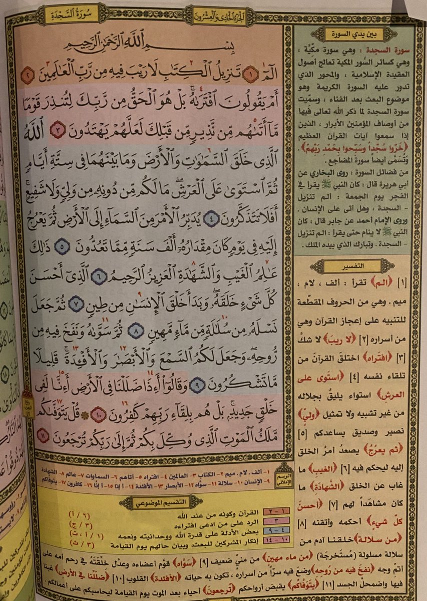 ehab's tweet photo. كان من سنة الرسول صلى الله عليه و سلم أن يقرأ يوم الجمعة في صلاة الفجر سورتي السجدة و الإنسان https://t.co/514e2jcODh