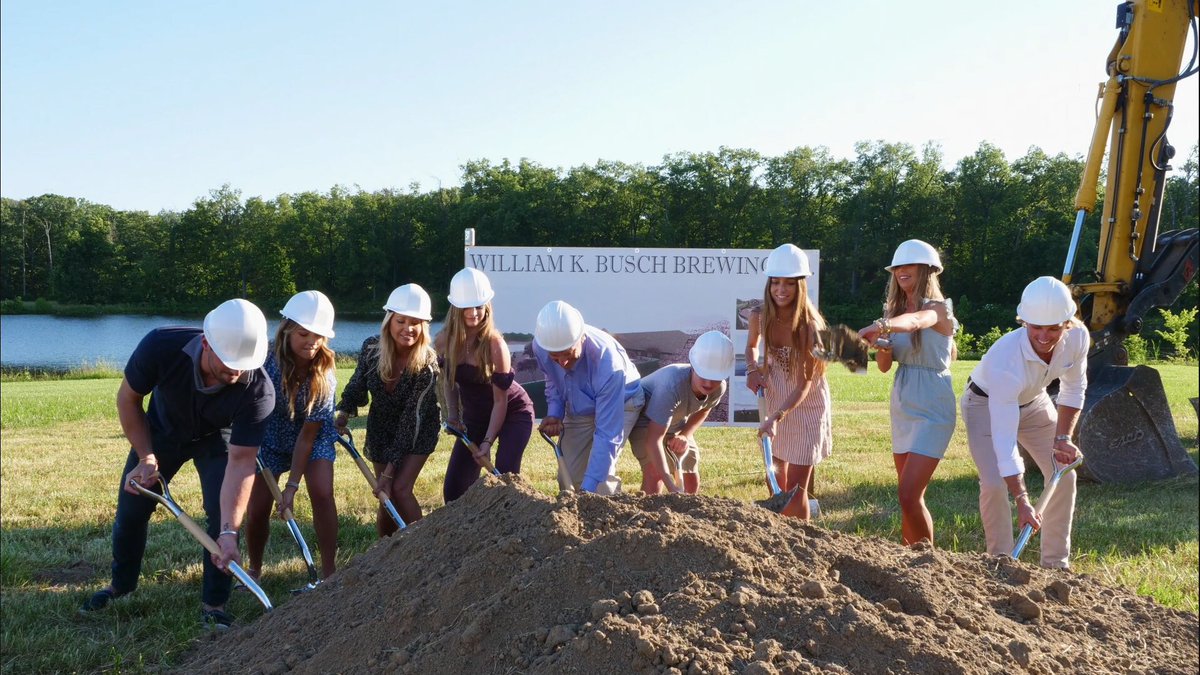 christibusch007's tweet photo. Thank you everyone for you’re kind words and support! My family did break ground on a brewery/ distillery. Keeping the Busch legacy alive!  Blessings to everyone and stay healthy! 🙏🏼❤️😘 https://t.co/hXzu7id3wM