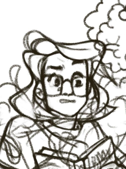 me drawing myself into the yearbook cover w a really disgusted expression? more likely than u think 