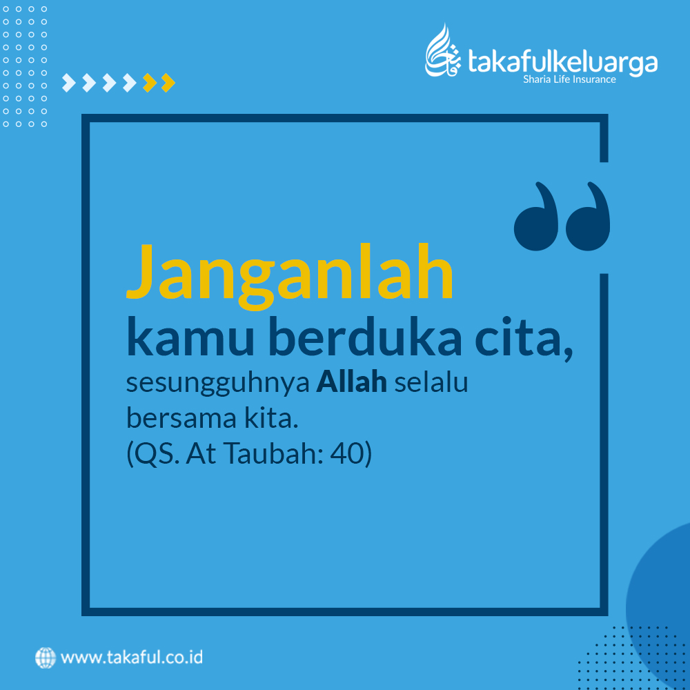 TakafulKeluarga's tweet photo. Allah senantiasa bersama kita 🙂
#TakafulKeluarga #ShariaInsurance #JumatBerkah #InspiringLife #SemakinBaik https://t.co/Ewzoitz2KG