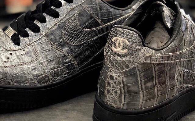 Chanel Air Force 1 custom by instagram vandythepink  Chanel Aneis
