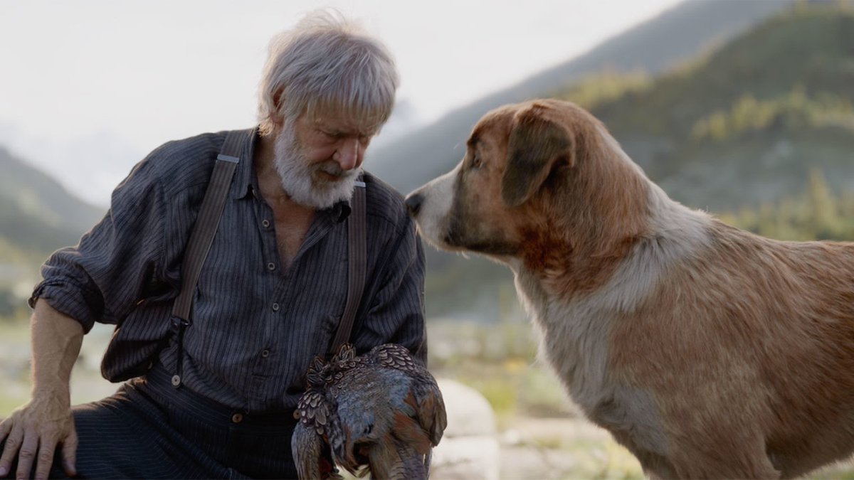  #TheCallOfTheWild (2020) it is your typical story nothing new and some of the CGI is bad but the scenery is gorgeous and Harrison Ford nails it and honestly gives a powerful performance, which really saves this movie. Even if it's generic it is heartwarming and touching to watch.