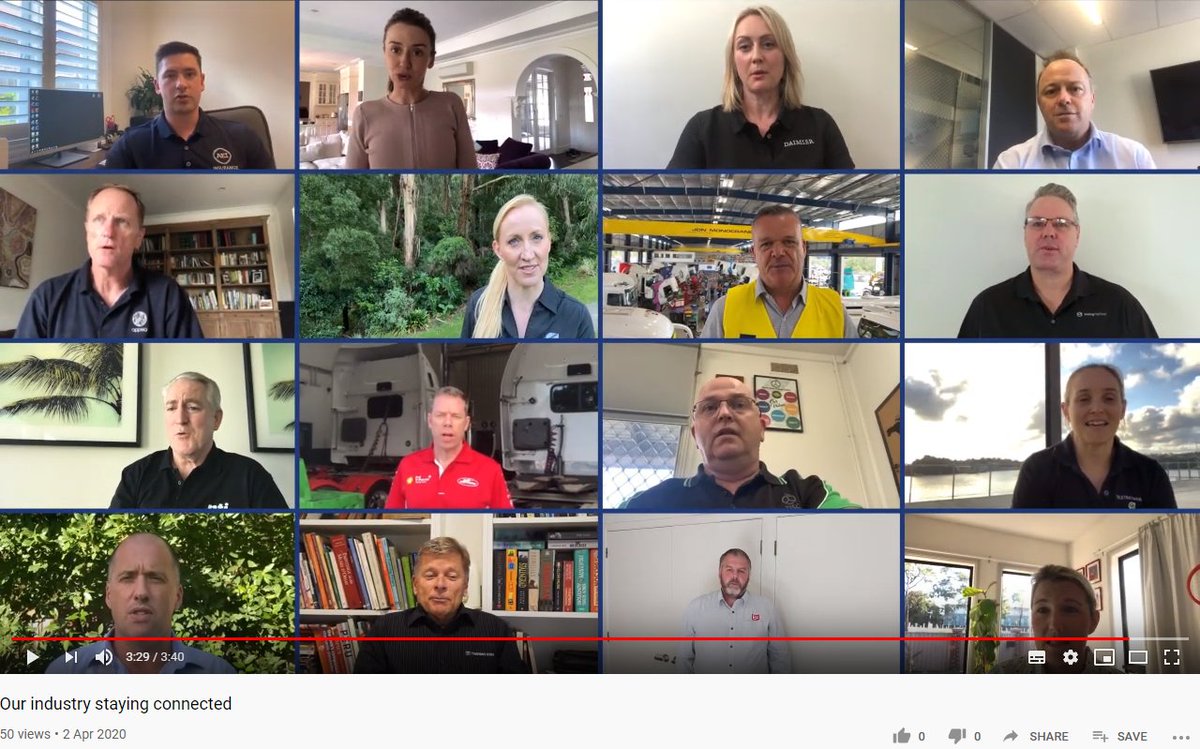 Great to see the #industry coming together and demonstrating #support for each other! Thank you <a href="/TruckAustralia/">Peter Mairhofer</a> for organising this.

#WeAreOne #AllTogetherNow 

youtube.com/watch?v=sckzE4…