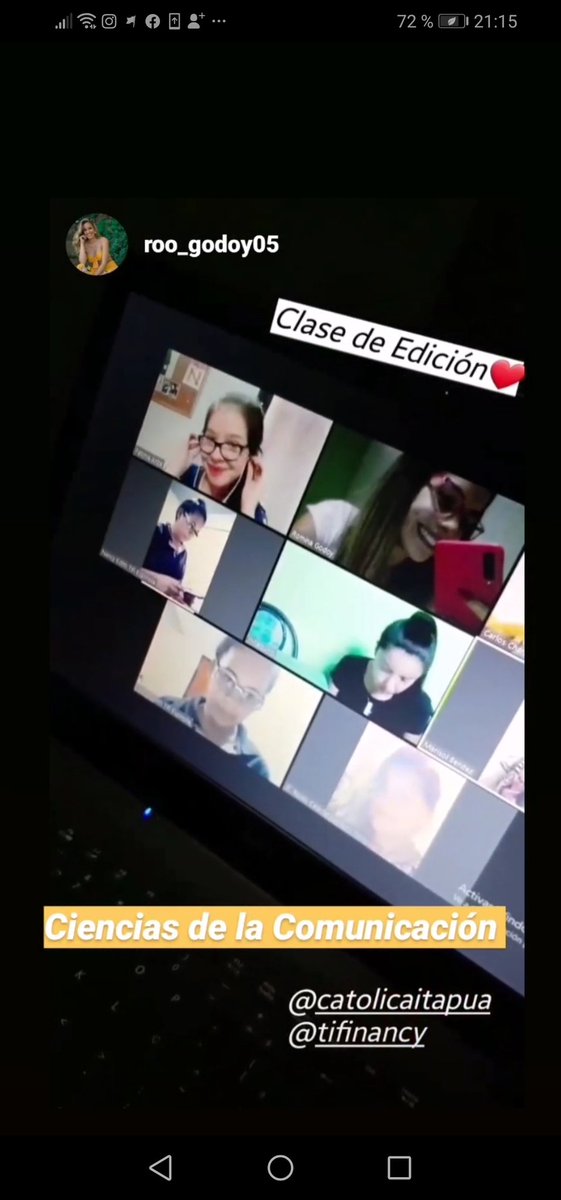 💻#AulasVirtuales Ellos eligen crecer, los desafíos están para superarlos #JuntosPodemos🙌
#Claroline #GoogleMeet #GoogleClassRoom
#UCIAbierta #AprendiendoJUNTOS 😊!
#LejosPeroUnidos #CuarentenaProductiva #QuedateEnCasa
#ElegimosCrecer #ElegimosProteger
instagram.com/p/B-gGF73p9cz/…