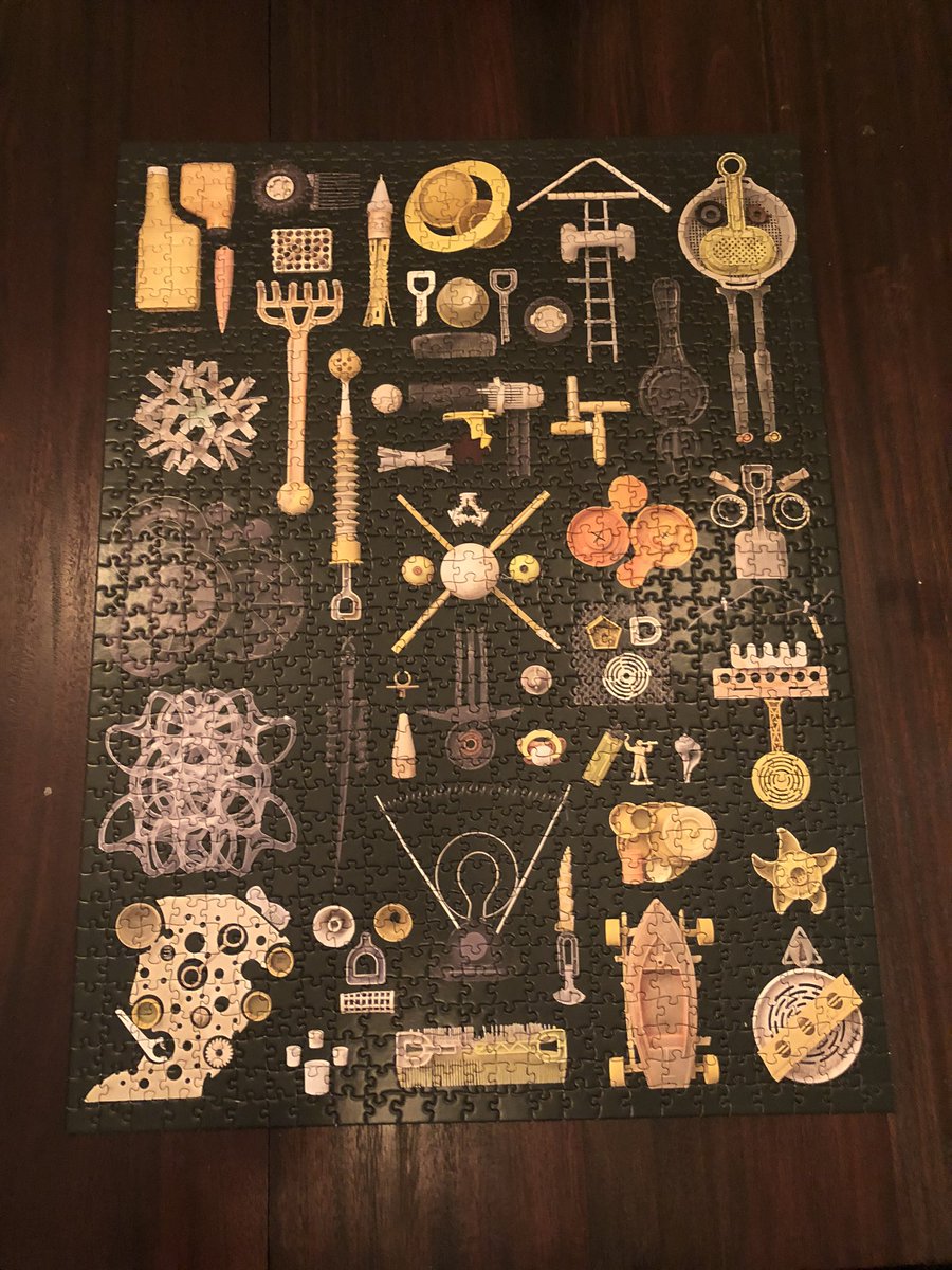 Another thing I am grateful for: jigsaws. They have taken me through rainy summer holidays, dark winter evenings, and now a pandemic. Huge fun and very satisfying. Blessed are the jigsaw makers.