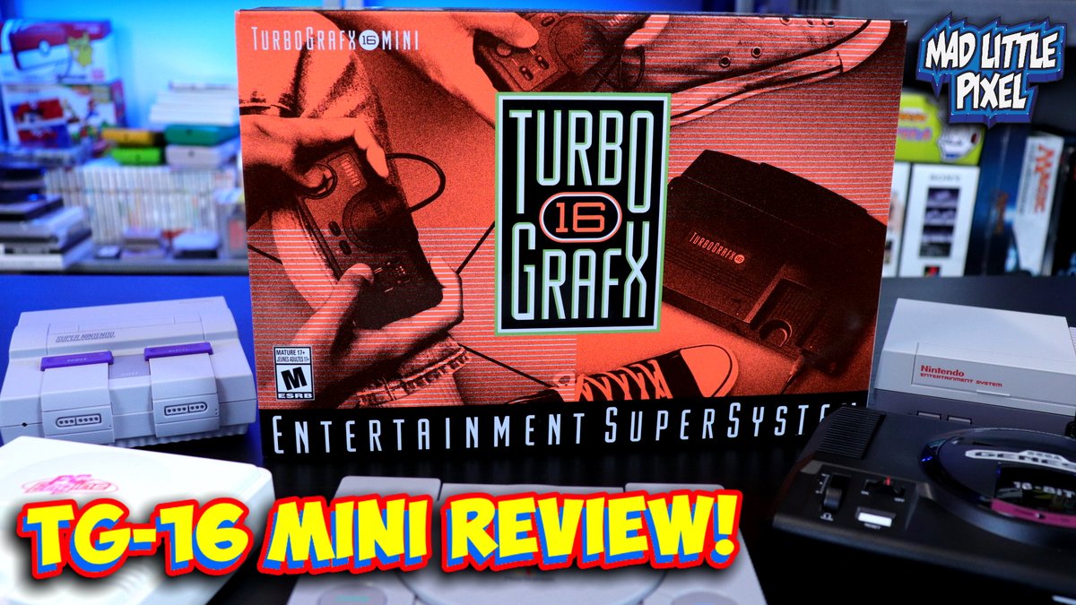 TurboGrafx-16 Mini Unboxing, Review &amp; what is different from the PC Engine Mini! Check it out in my latest video here. Oh and I am giving one away! Check it out here: 
youtu.be/-y2Tex08y6w