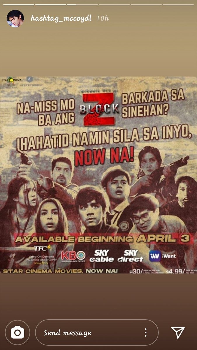 gummy_0710's tweet photo. Our Pol & Myles @hashtag_mccoydl inviting us to catch #SakalingMagingTayo & #BlockZ at d comfort of our homes 🏠🍓🧟♀️ Available now on @TFCOnlineOfcl, KBO,Sky Cable,Sky Direct & @iwant! #McLisse ♥️ #McRis 💛 #TeamMccoy 💙☺ @Black_SheepPH @StarCinema @starmagicphils @gidgetdc :) https://t.co/buld4Wl5iX