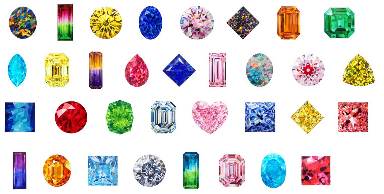 宝石画　巨大画 蓝色锆石- 6.64 ct - 国际宝石研究院（IGI） - Catawiki