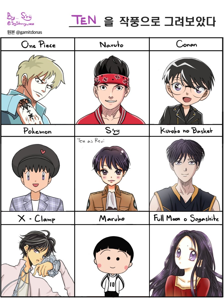 วาดเตนล์เส้นโคนันก็ยังเป็นโคนันอะ ฮือออ
จริงๆเราฝึกวาดรูปจาก อ.Arina Tanemura(Full moon) แต่ชอบเส้นป้า Clamp มากเลย ไปๆมาๆก็ได้ออกมาแบบรูปตรงกลางอะ (ยืมชุดรีไวล์มาใส่)

#เตนล์ #TEN #TENChittaphon #텐 #Sry_FA #NCTFanart #wayv_fanart