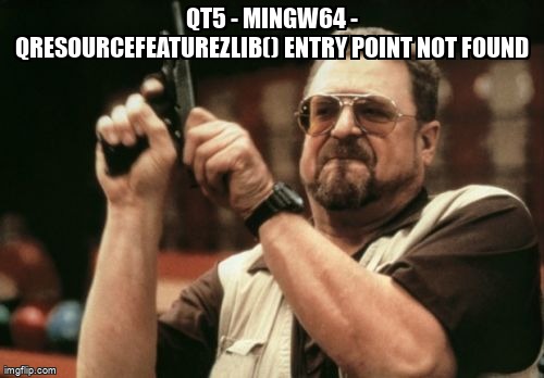 overflow_meme's tweet image. Qt5 - MinGW64 - qResourceFeatureZlib() entry point not found stackoverflow.com/questions/6096… #qt5 #msys2 #mingww64 #cmake