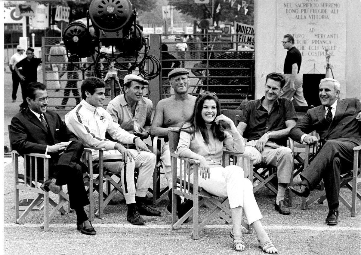 GRAND PRIX (1966)
Directed by John Frankenheimer. Mifune plays Izo Yamura a character based on the founder of HONDA for his first Hollywood film.