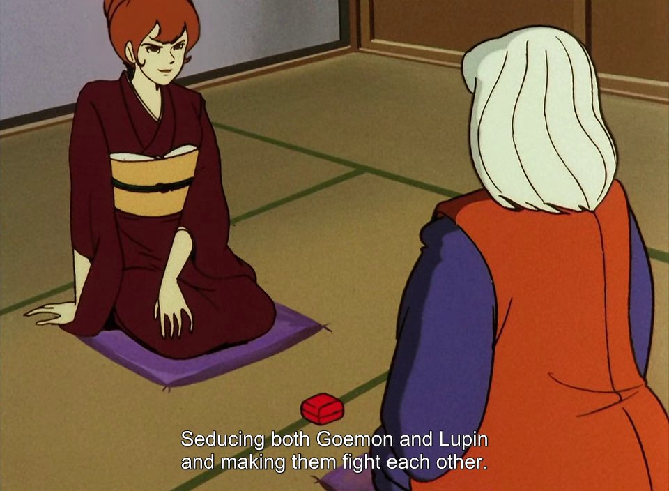 I'm disappointed in Lupin for falling for her tricks every time but I know I'd just be the same.
